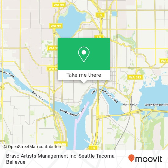 Bravo Artists Management Inc map