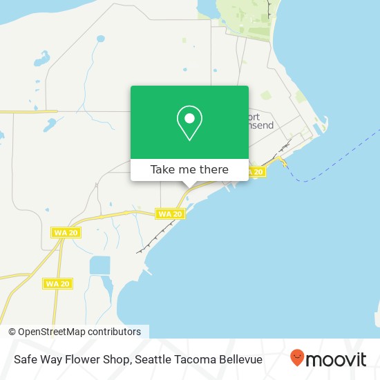 Mapa de Safe Way Flower Shop