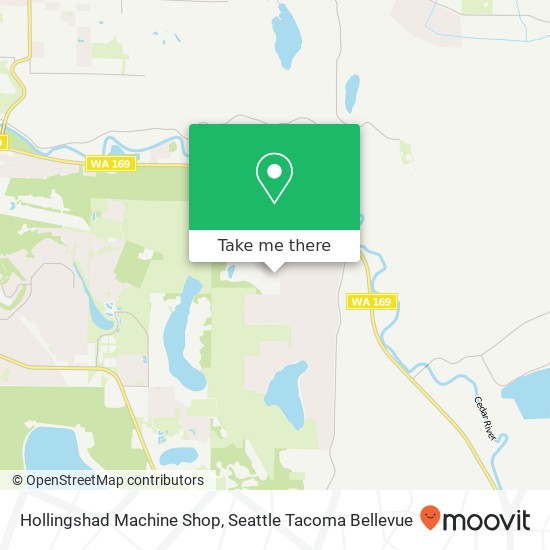 Mapa de Hollingshad Machine Shop