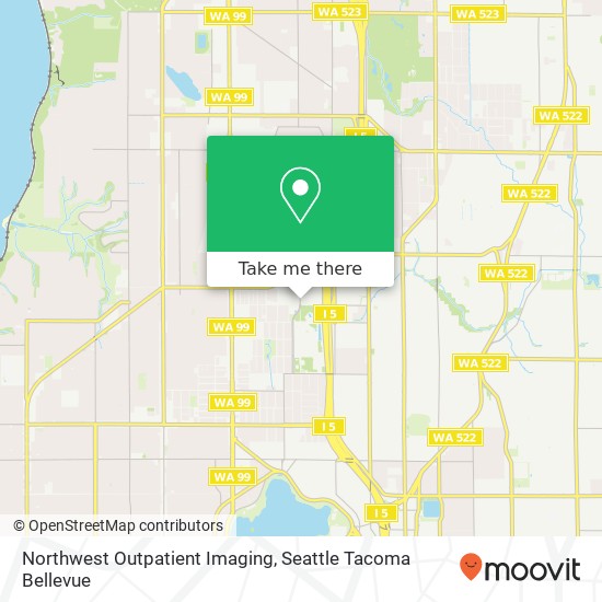 Northwest Outpatient Imaging map