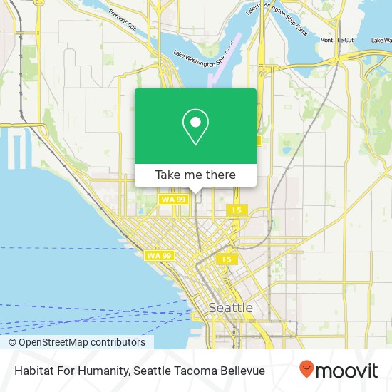 Mapa de Habitat For Humanity