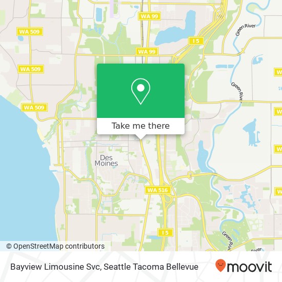 Bayview Limousine Svc map