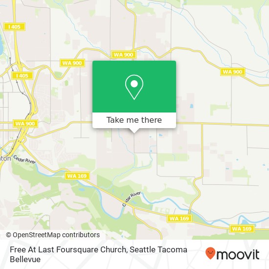 Free At Last Foursquare Church map