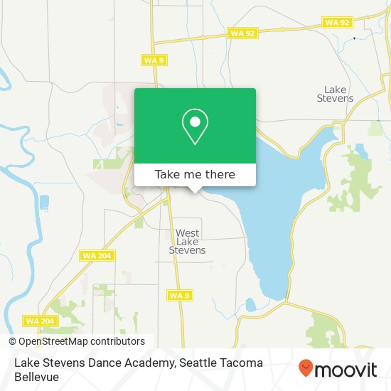 Lake Stevens Dance Academy map