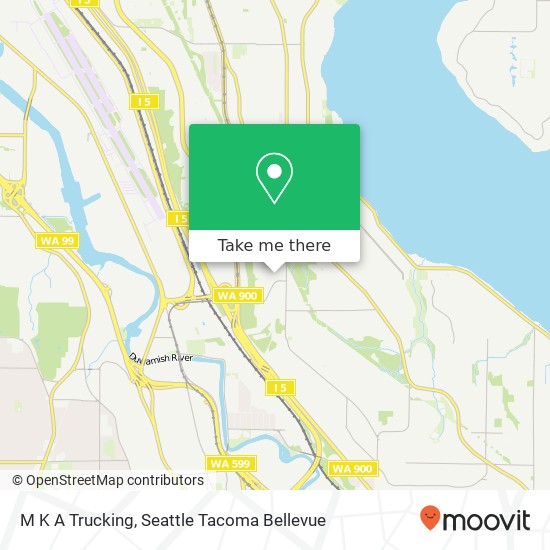 Mapa de M K A Trucking