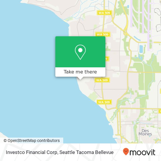 Mapa de Investco Financial Corp