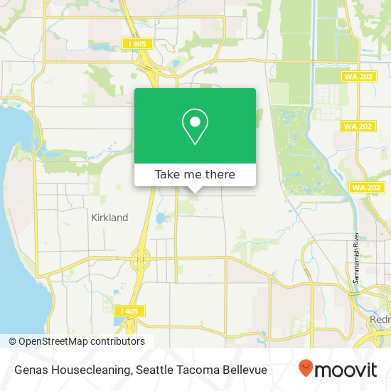 Genas Housecleaning map