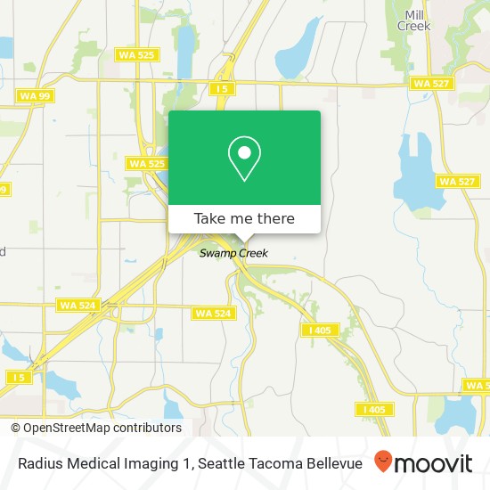 Radius Medical Imaging 1 map