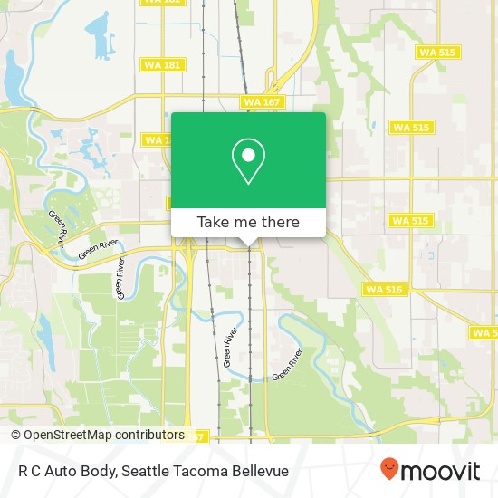 R C Auto Body map