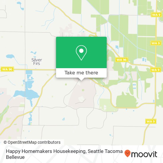 Happy Homemakers Housekeeping map