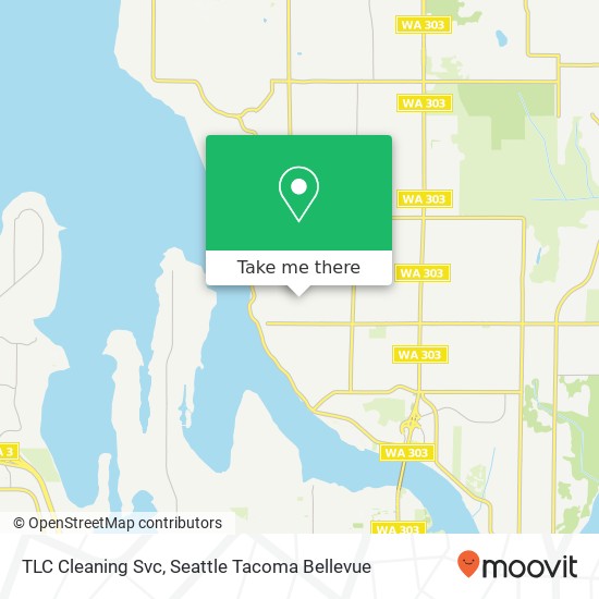 Mapa de TLC Cleaning Svc