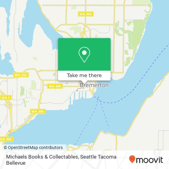 Michaels Books & Collectables map