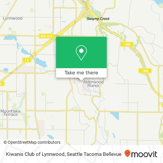 Kiwanis Club of Lynnwood map