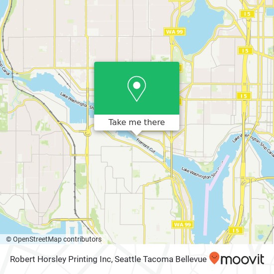Robert Horsley Printing Inc map