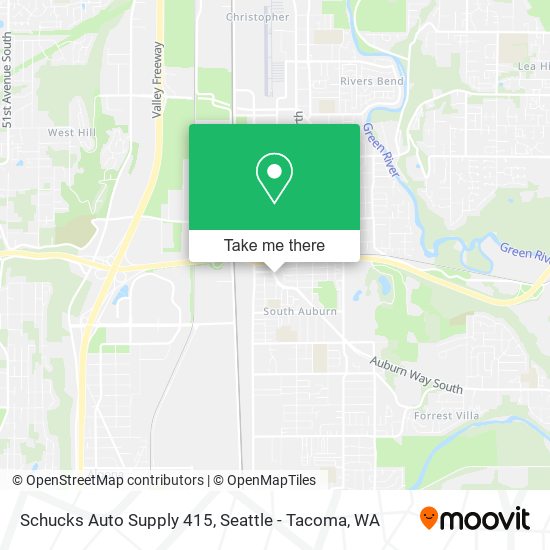 Schucks Auto Supply 415 map