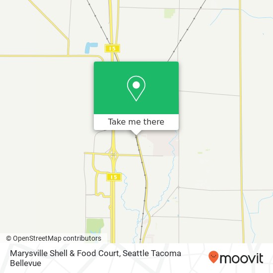 Marysville Shell & Food Court map