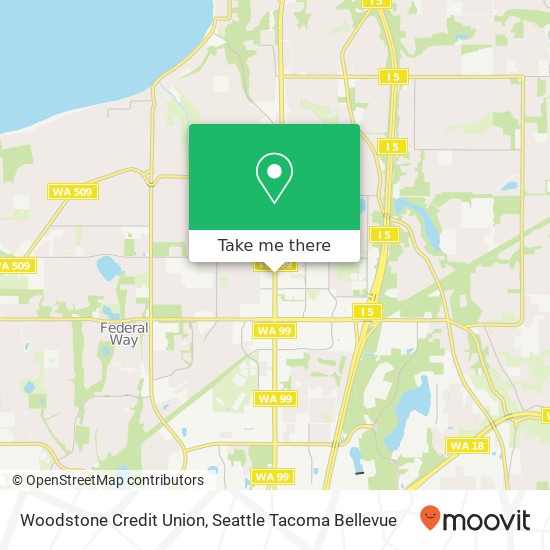 Mapa de Woodstone Credit Union