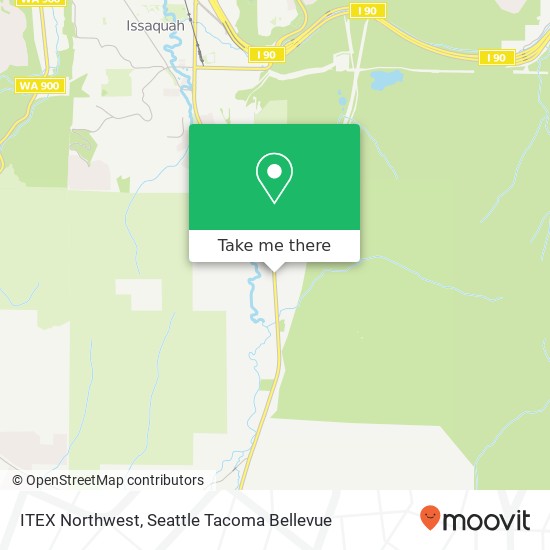 Mapa de ITEX Northwest