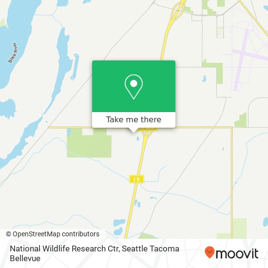 National Wildlife Research Ctr map