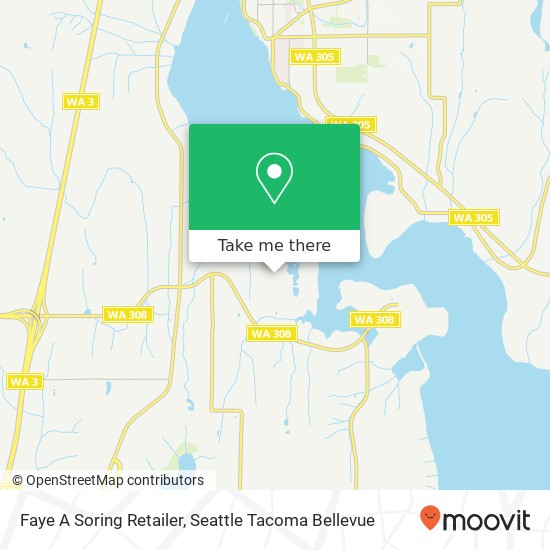 Mapa de Faye A Soring Retailer