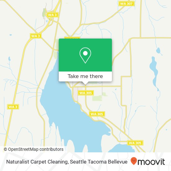 Naturalist Carpet Cleaning map