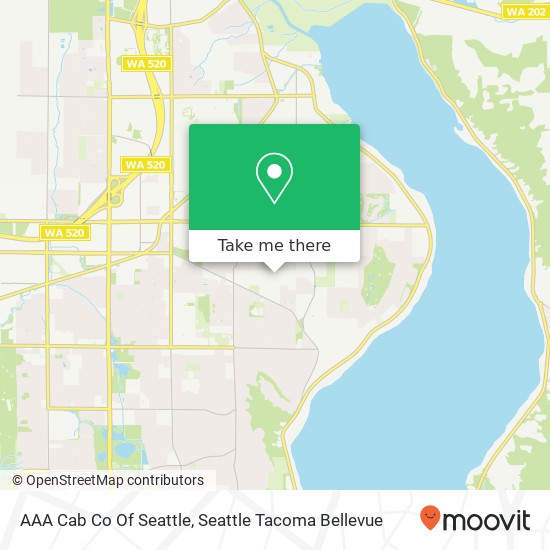 AAA Cab Co Of Seattle map