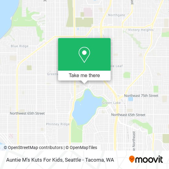 Auntie M's Kuts For Kids map