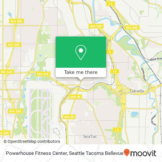 Mapa de Powerhouse Fitness Center