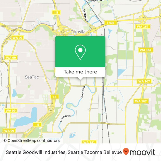 Seattle Goodwill Industries map