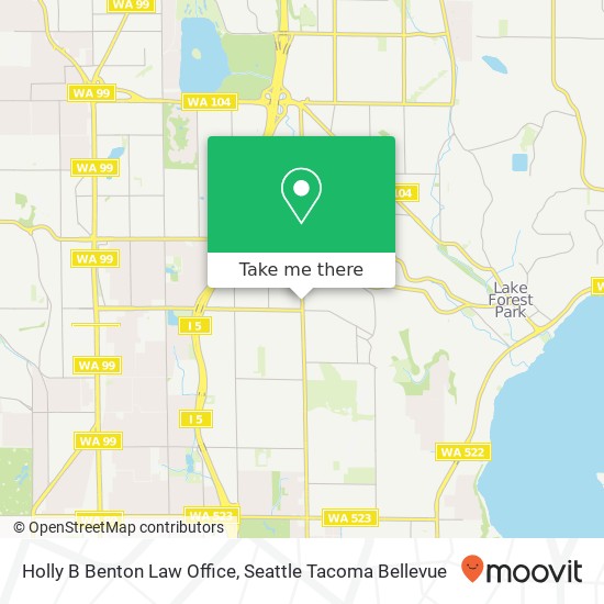 Holly B Benton Law Office map