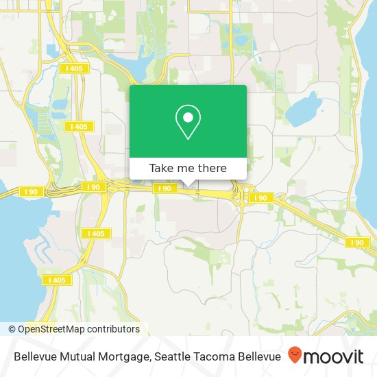 Bellevue Mutual Mortgage map
