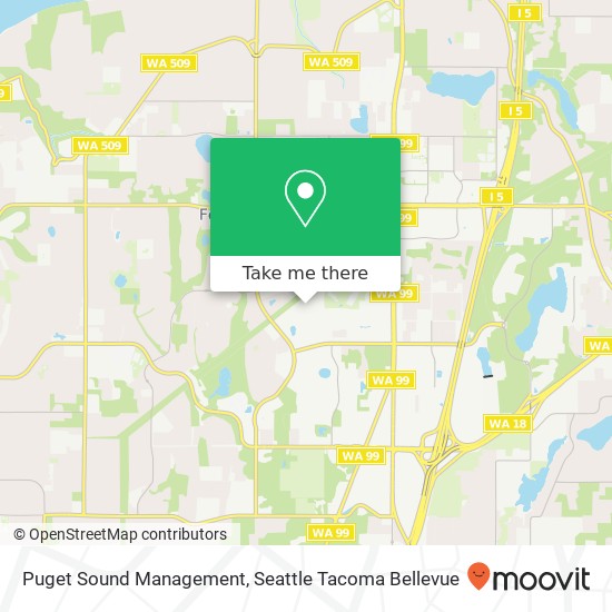 Puget Sound Management map