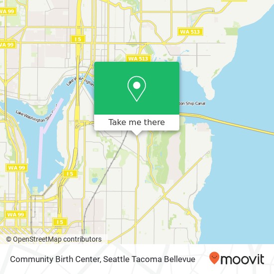 Community Birth Center map
