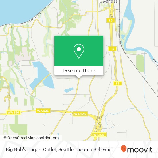 Big Bob's Carpet Outlet map