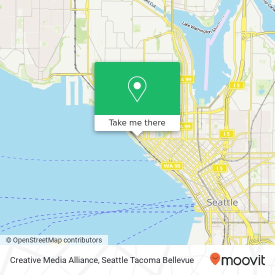 Creative Media Alliance map