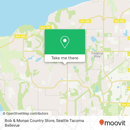 Mapa de Bob & Monas Country Store
