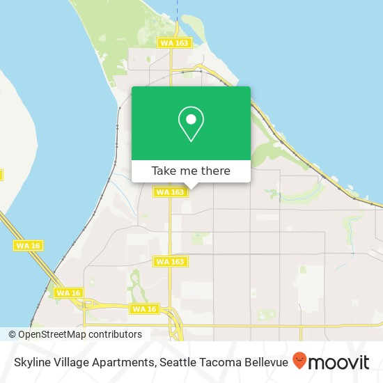 Skyline Village Apartments map