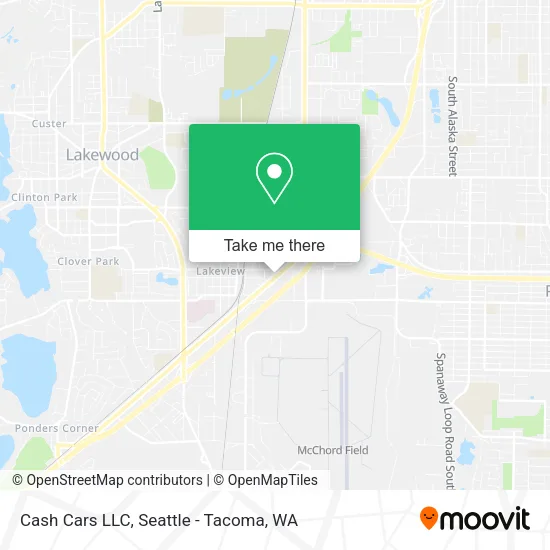 Mapa de Cash Cars LLC
