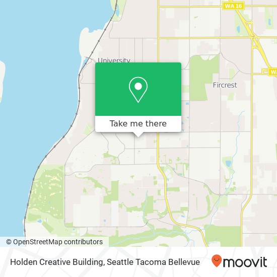 Holden Creative Building map