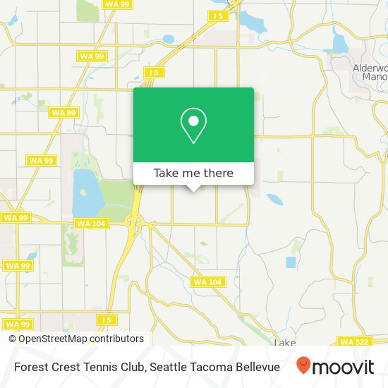 Mapa de Forest Crest Tennis Club