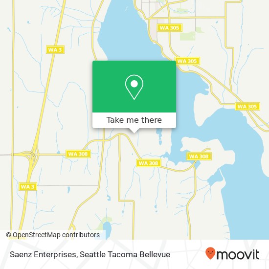 Saenz Enterprises map