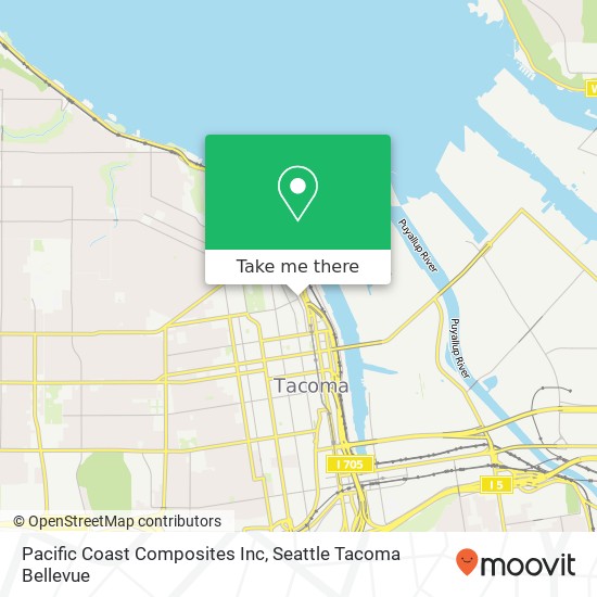 Mapa de Pacific Coast Composites Inc