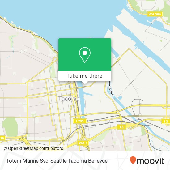 Mapa de Totem Marine Svc