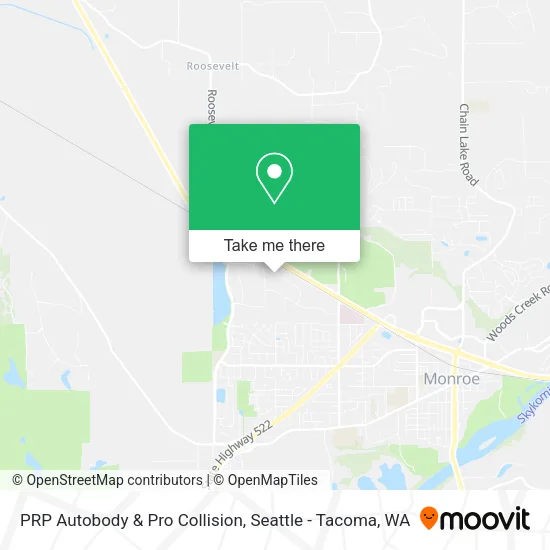Mapa de PRP Autobody & Pro Collision