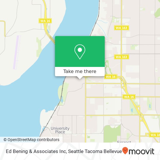 Ed Bening & Associates Inc map