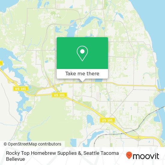 Mapa de Rocky Top Homebrew Supplies &