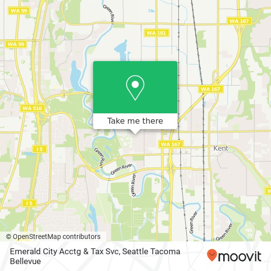 Mapa de Emerald City Acctg & Tax Svc