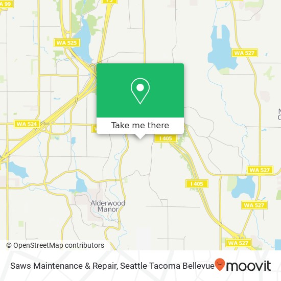 Mapa de Saws Maintenance & Repair