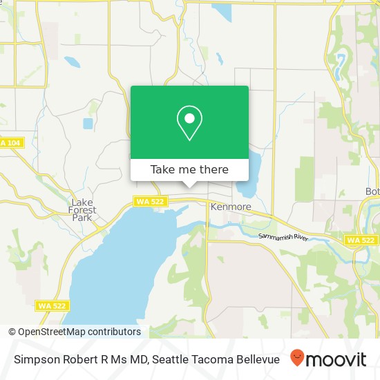 Simpson Robert R Ms MD map