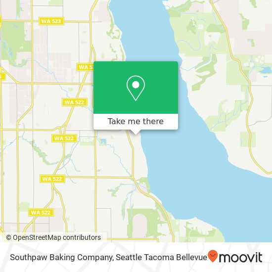 Mapa de Southpaw Baking Company